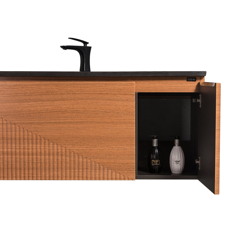 Kostya 48" Wall-Mounted Single Bathroom Vanity Set