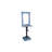 Dariel Reclaimed Wood Mirror, Teal Finish, 28x18x75