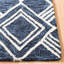 Tapis géométrique en laine touffeté à la main Vedika-656253107