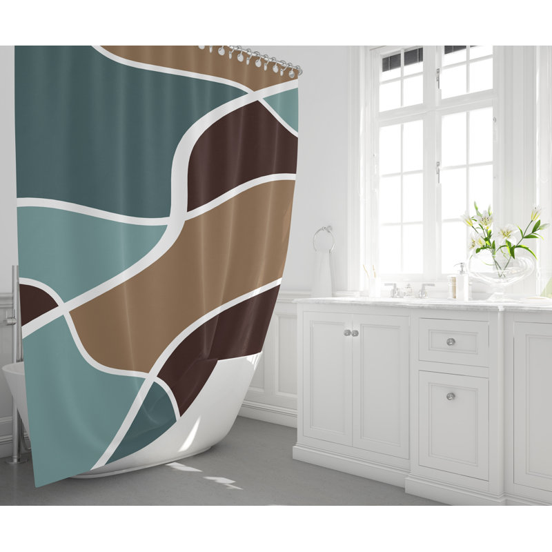 Rideau de douche simple Scituate, H 83 po x l 70 po