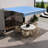 ALEKO Motorized Retractable Outdoor Awning with White Frame-111027052-111027055