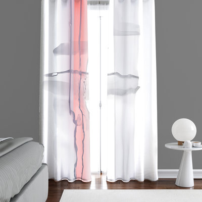 Breondra Semi Sheer Curtain Pair