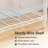 VIPEK V5i Medium Portable Wardrobe Rack, Heavy-Duty Freestanding Closet Organizer with 8 Adjustable Shelves & 4 Hanging Rods, 56.7" L x 15.7" W x 76.4" H, White-204568710