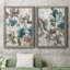 «Topaz Garden I», ensemble de 2 peintures sur toile encadrées-2039251900-2039251876