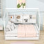 Lit plateforme avec couchette et tablette en bois Berni-663239901-663239900