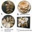 Ensemble d'hortensias baroque blanc et doré VI - Hydrangea-107743348-107743351