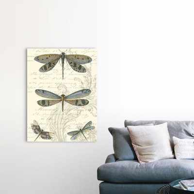 " Dragonfly Delight I " Watercolor and Oil Painting
