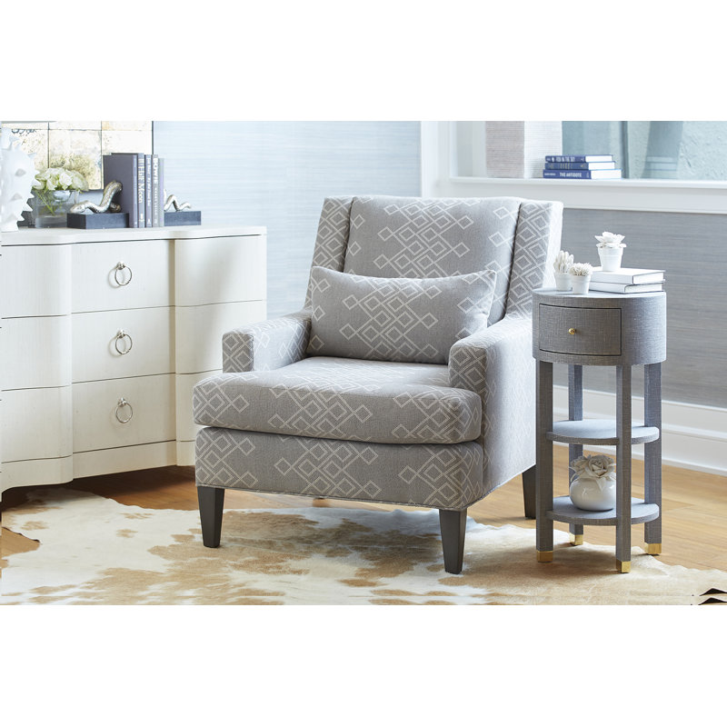 Claudette End Table, Gray