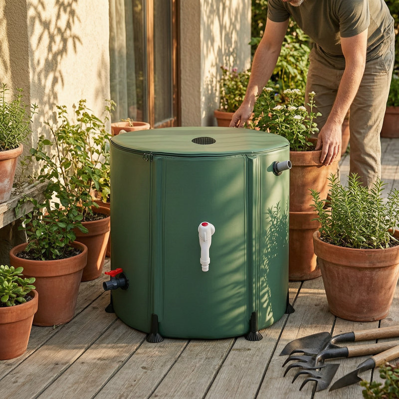 HKDANXINTECHLIMITED 200 Weather Resistant Plastic Rain Barrel