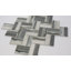 Carrelage mosaïque en verre 11,11 po x 12,52 po à chevrons Ecoglassifier-49137547