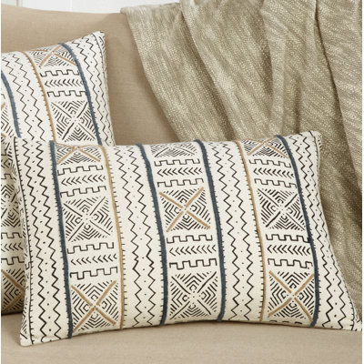 Bogolan Collection Mud Cloth Pillow, Cover Only