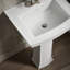 Lavabo de salle de bain rectangulaire à piédestal Archer® 24 "avec trous de robinet espacés-3639117-2577030