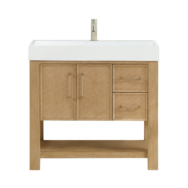 Maho 35.4'' Single Bathroom Vanity & Reviews | Birch Lane