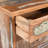 Eco-friendly Rustic Reclaimed Wood End Table With Storage