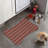 Heart Maroon - 1 Piece Bone Shape Feeding Mat
