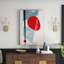 Red Spot - Wrapped Canvas Painting-25192297