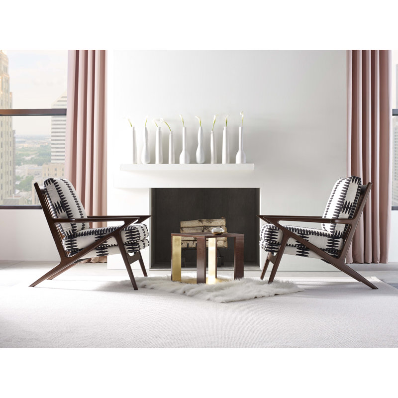 Armchair, Audrey Silver, Café
