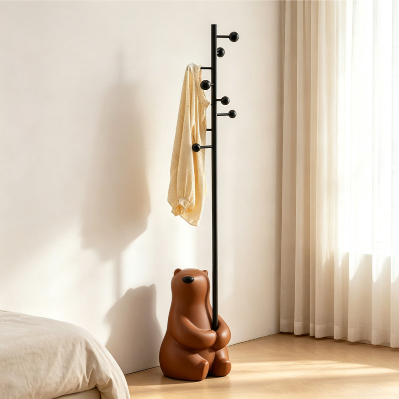 Portemanteau autoportant Bear, Black