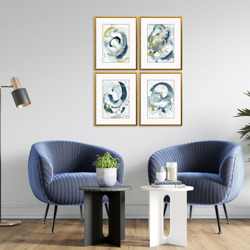 «Centered on You S / 4» par Ellens, ensemble de 4 reproductions de cadres photo 4 pièces