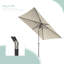 Parasol de marché rectangulaire 9 pi x 6 pi Rosanne-860003963