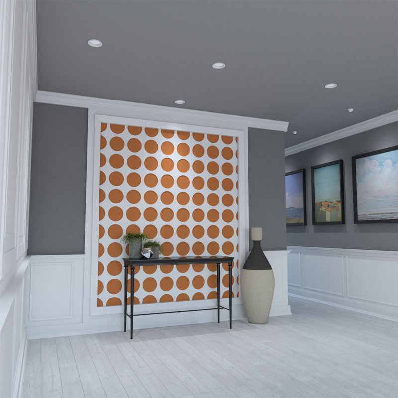 Panneaux muraux décoratifs en PVC de qualité architecturale Wembley, H 15,375 po x l 15,375 o x P 0,375 po