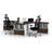 Kumasi Rectangle 2 Person Benching Workstation
