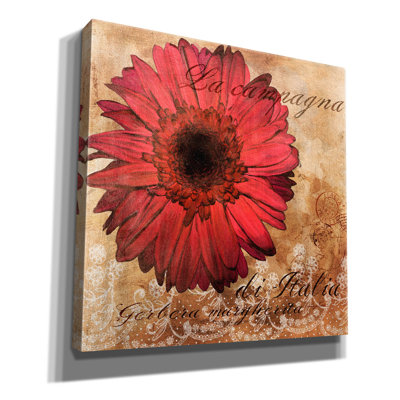 «Gerbera Italia» par Art Licensing Studio, art mural sur toile