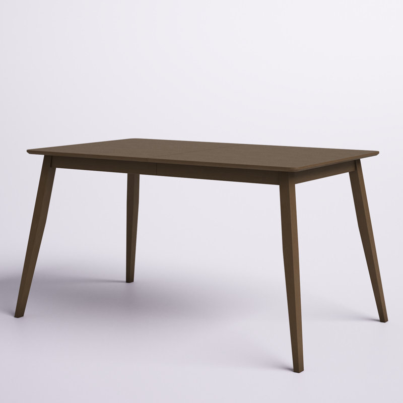 Arcolia Solid Wood Base Dining Table, Brown