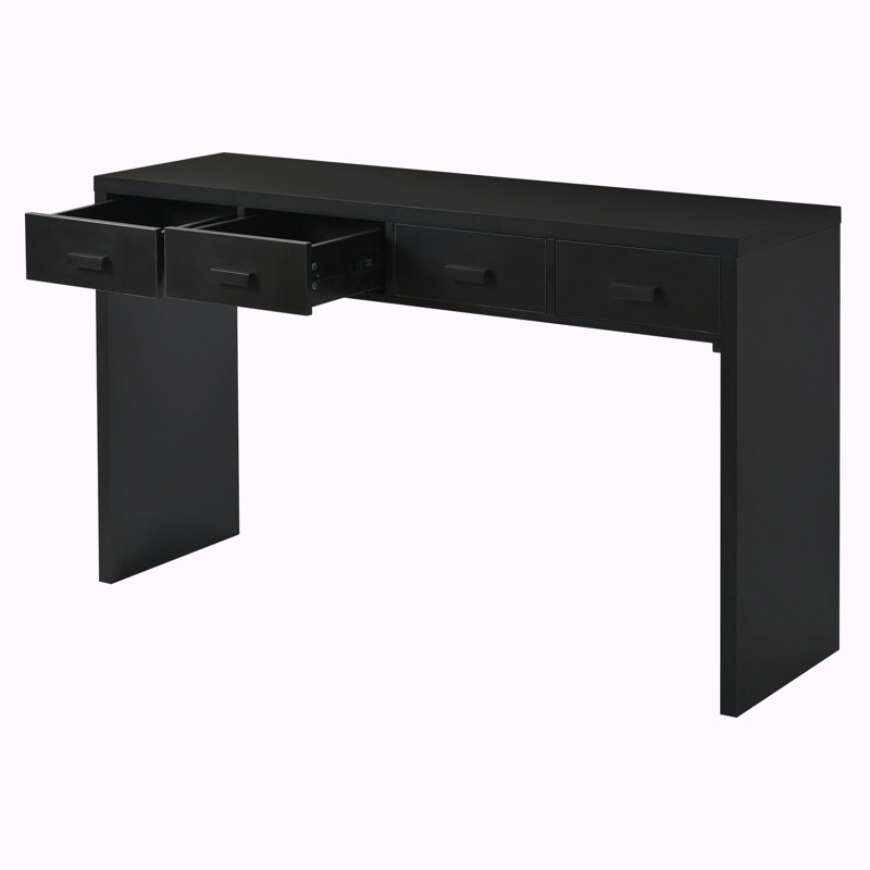 Modern Minimalist Console Table,Entryway table, Black