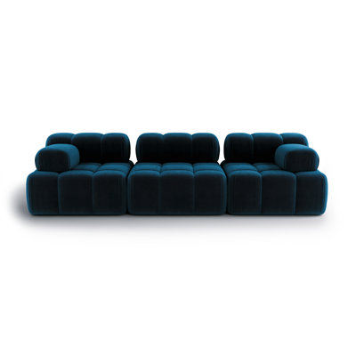 3 Seater Velvet Sectional