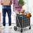 40.5'' H x 25'' W Utility Cart with Wheels