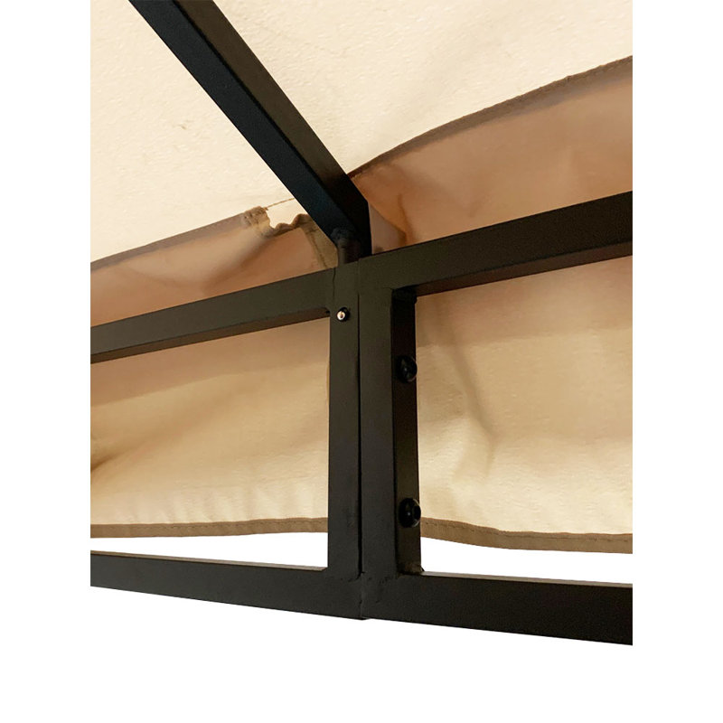 Beige Whisper 10' x 10' Two-Tiered Replacement Gazebo Canopy