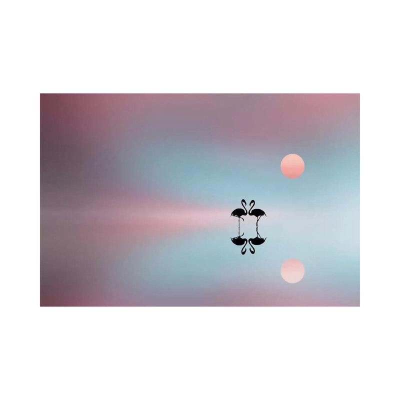 Flamingo by Bess Hamiti - Wrapped Canvas Gallery-Wrapped Canvas Giclée, 101.6 cm H x 66.04 cm W x 1.91 cm D