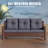 LayinSun Wicker Outdoor Patio Sofa-176202514-176202513
