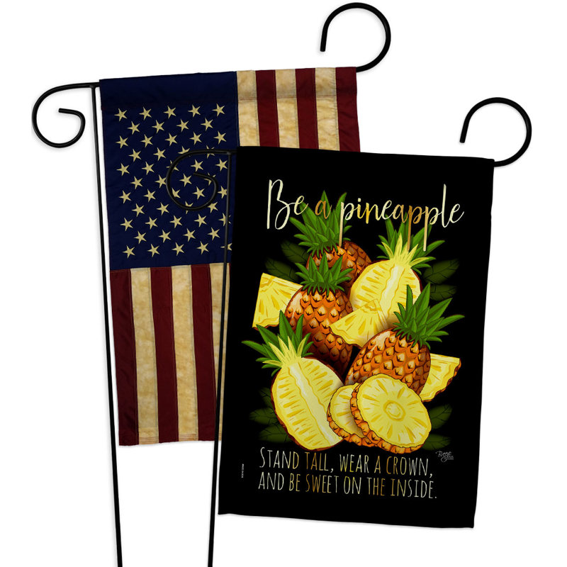 Double Sided 18.5'' H x 13'' W Polyester Garden Flag
