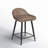 Hallam Upholstered Counter Stool with Metal Frame-1573737395
