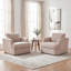 Ensemble de 2 fauteuils en velours Alameda-119399943