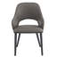 Chaise de salle à manger moderne en similicuir et métal, ensemble de 4-766399012