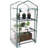 27" W x 19" D Outdoor Portable 3-Tier Growing Rack Greenhouse with Clear Cover