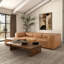 Riehlin 5 - Canapé modulaire en cuir véritable avec repose-pieds-1654387205-1612324630
