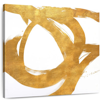 Avery Gold Circular Strokes I