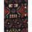 One-of-a-Kind Runner 2'9" X 12'11" 1900s Runner Wool Area Rug in Black/Navy/Red
