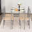 Jeovoni 4 - Person Four Leg Base Dining Set