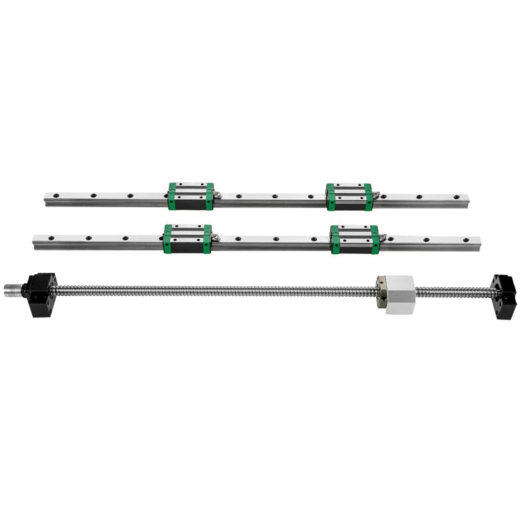 Linear Guide Rail 2Pcs HGR20-1500mm Linear Slide Rail with 1Pcs RM1605