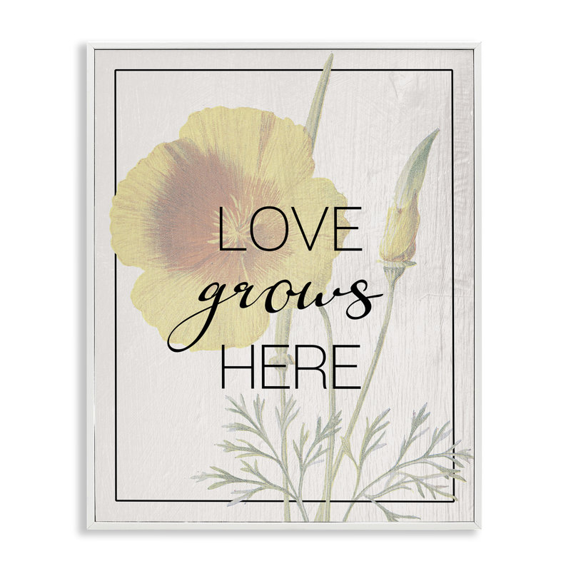«Vintage Love Grows Here», estampe numérique, design par Lil 'Rue, H 30 po x l 24 po