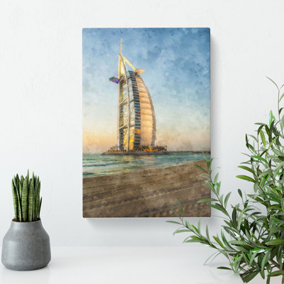 The Burj Al Arab In Dubai Vol.1 - Wrapped Canvas