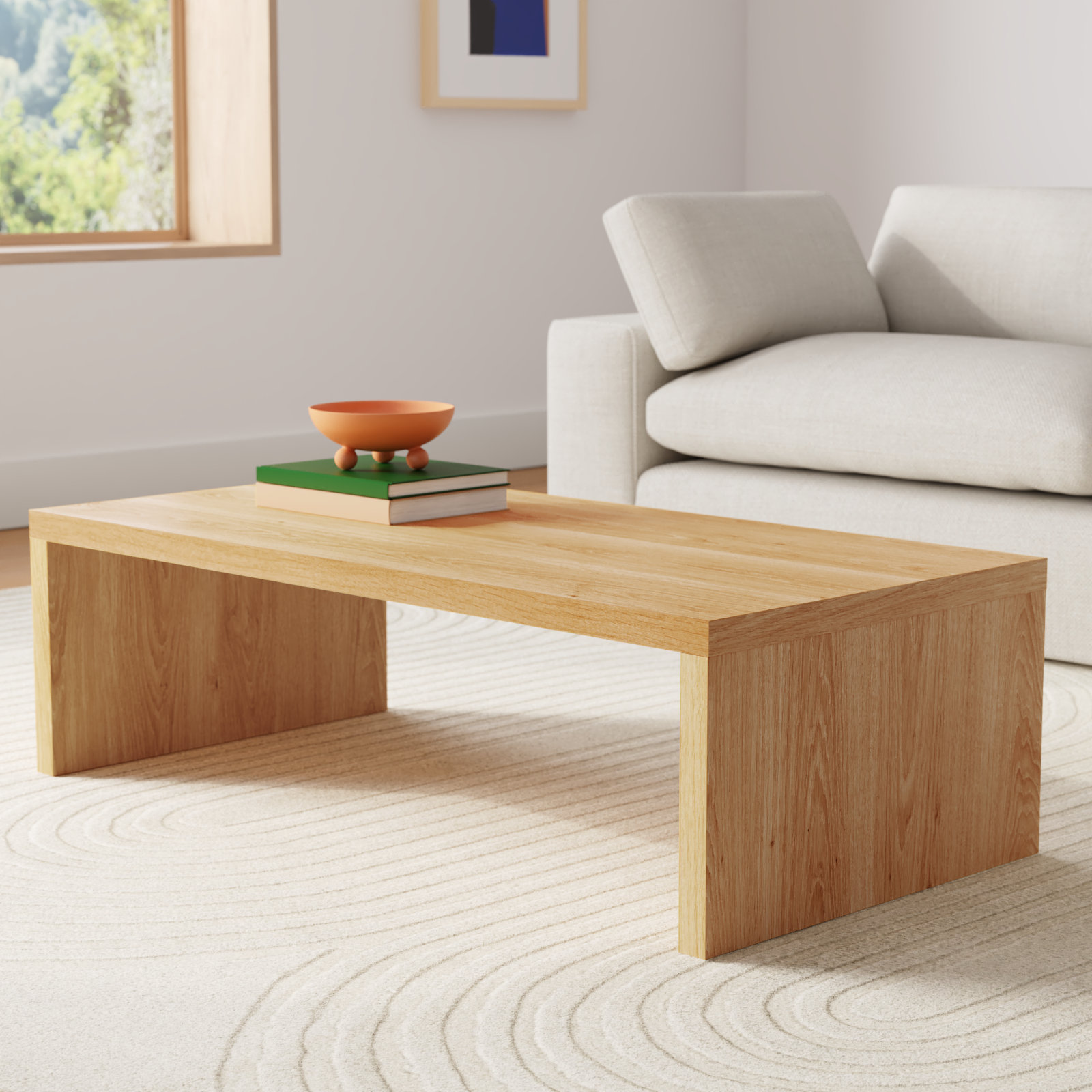 Carson Coffee Table, Oak