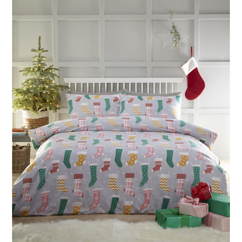 Morrisville Multicolour Polyester 2 Piece Duvet Cover Set, Double - 2 Standard Pillowcases