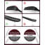Ensemble de couverts 24 pièces en acier inoxydable noir - Conception robuste et martelée pour un repas élégant