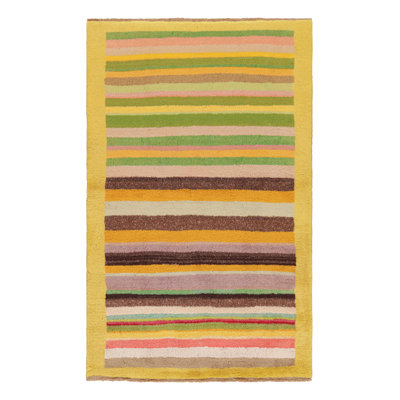 One-of-a-Kind 4'0x6'7 Hand Knotted Area Rug